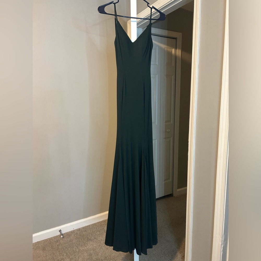 Backless bridesmaid/prom dress